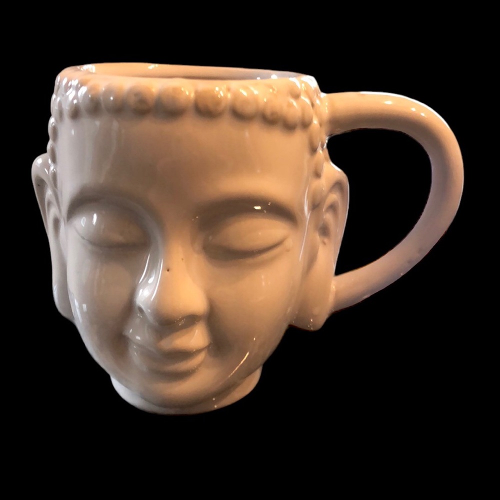 MERITAGE stoneware buddha mug